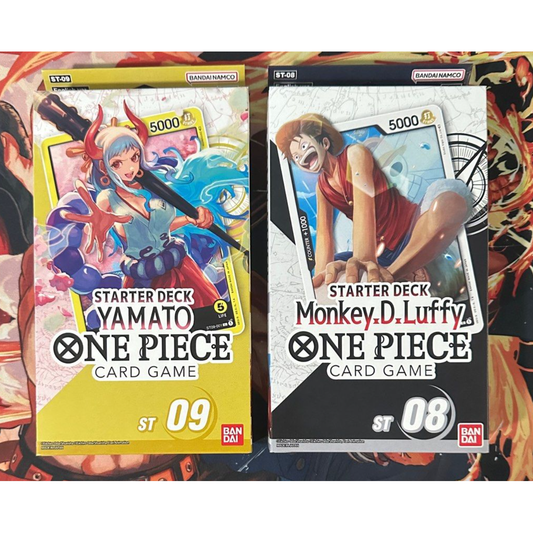 One Piece Card Game: Starter Deck Bundle - Monkey.D.Luffy & Yamato - [ST-08+ST-09] Englisch